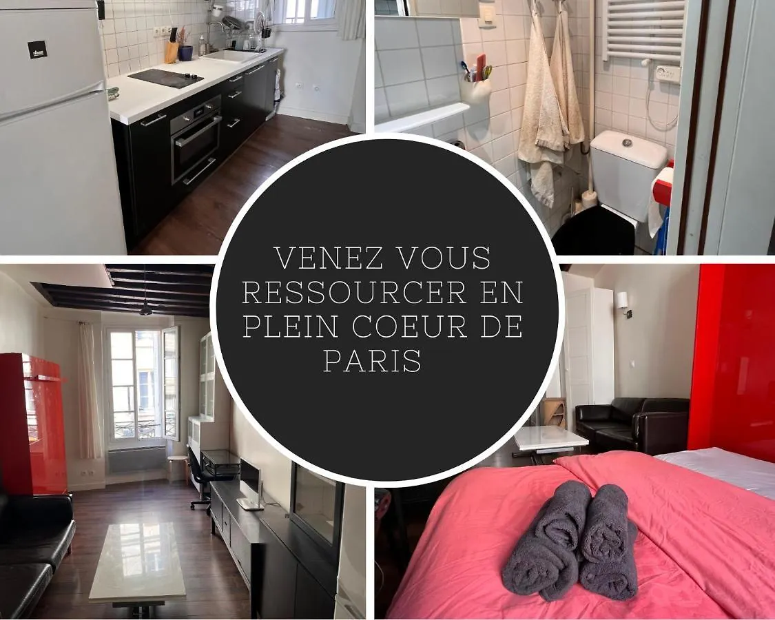 Studio Paisible - En Plein Coeur De Paris Apartment